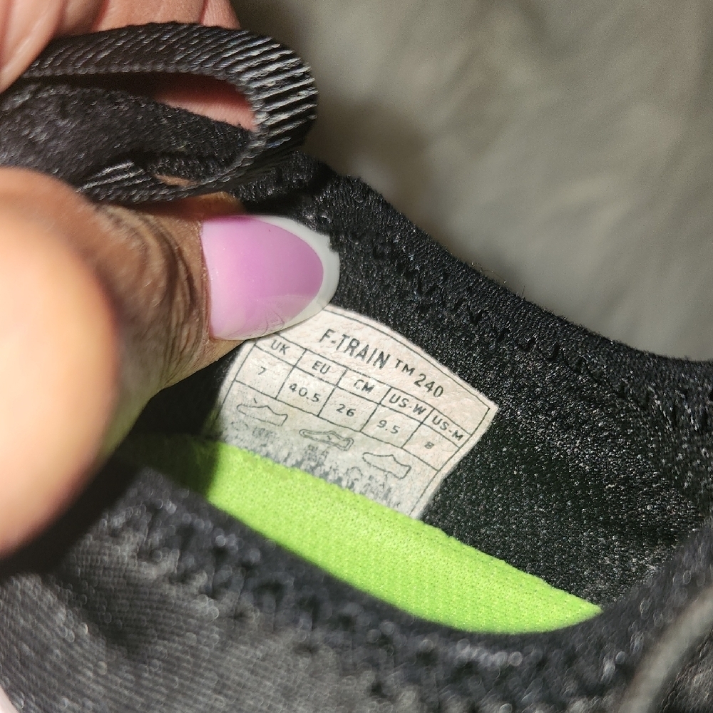 Inov-8 Black and Gray Athletic Shoes - Picture 6 of 8